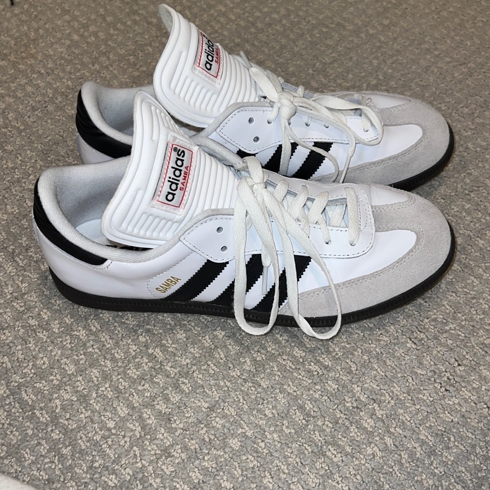 Adidas sambas. Worn once and look brand new.